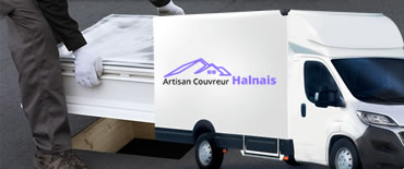 Frais de déplacement gratuit, couvreur Halnais